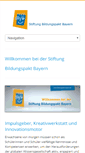 Mobile Screenshot of bildungspakt-bayern.de